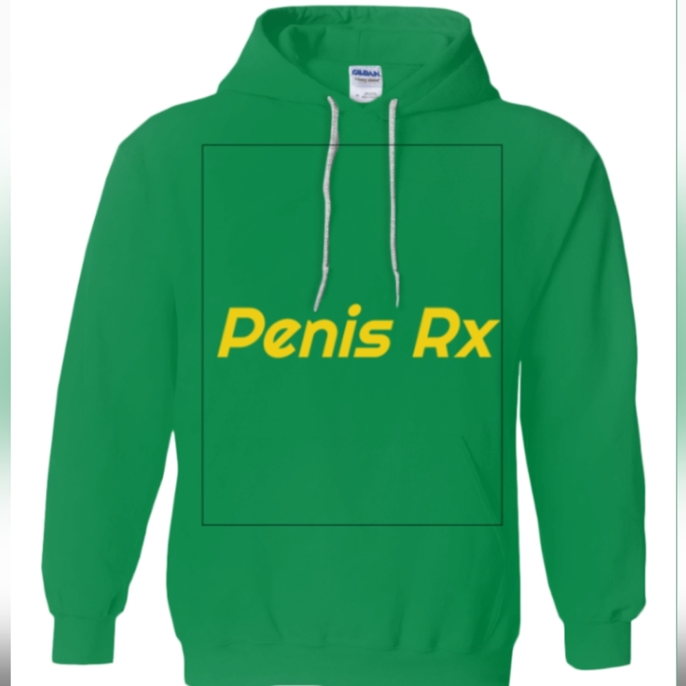 Green comfy print hoodie
